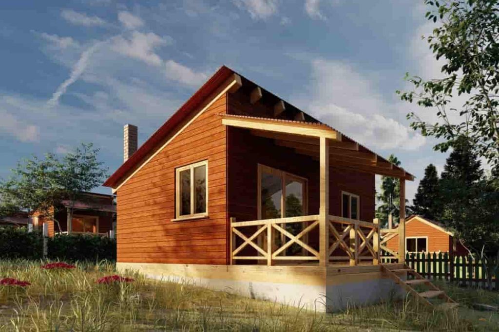 prefabricates wooden house